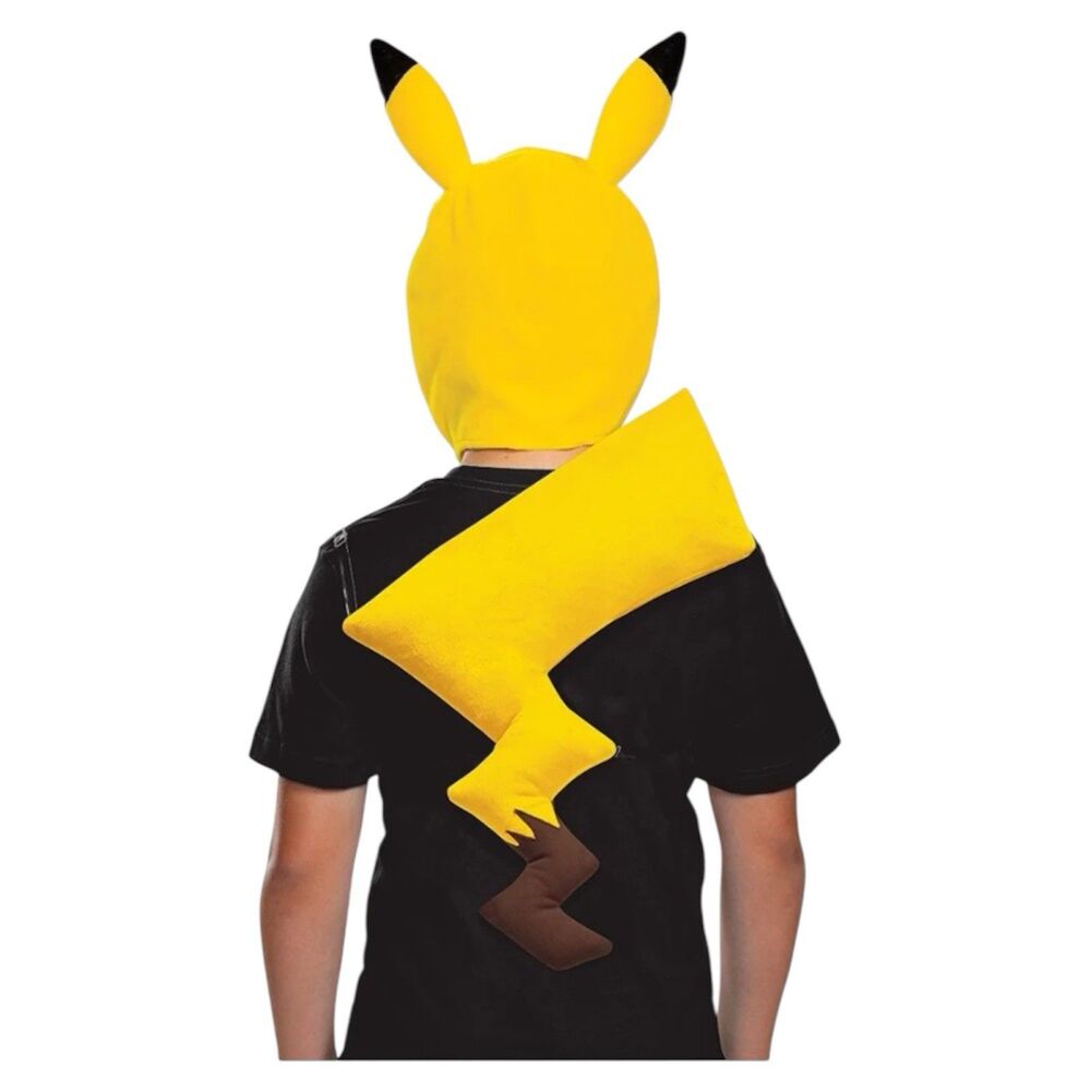Adult Pokemon Pikachu Costume Accessory Kit Headpiece & Tail - Picture 4 of 7